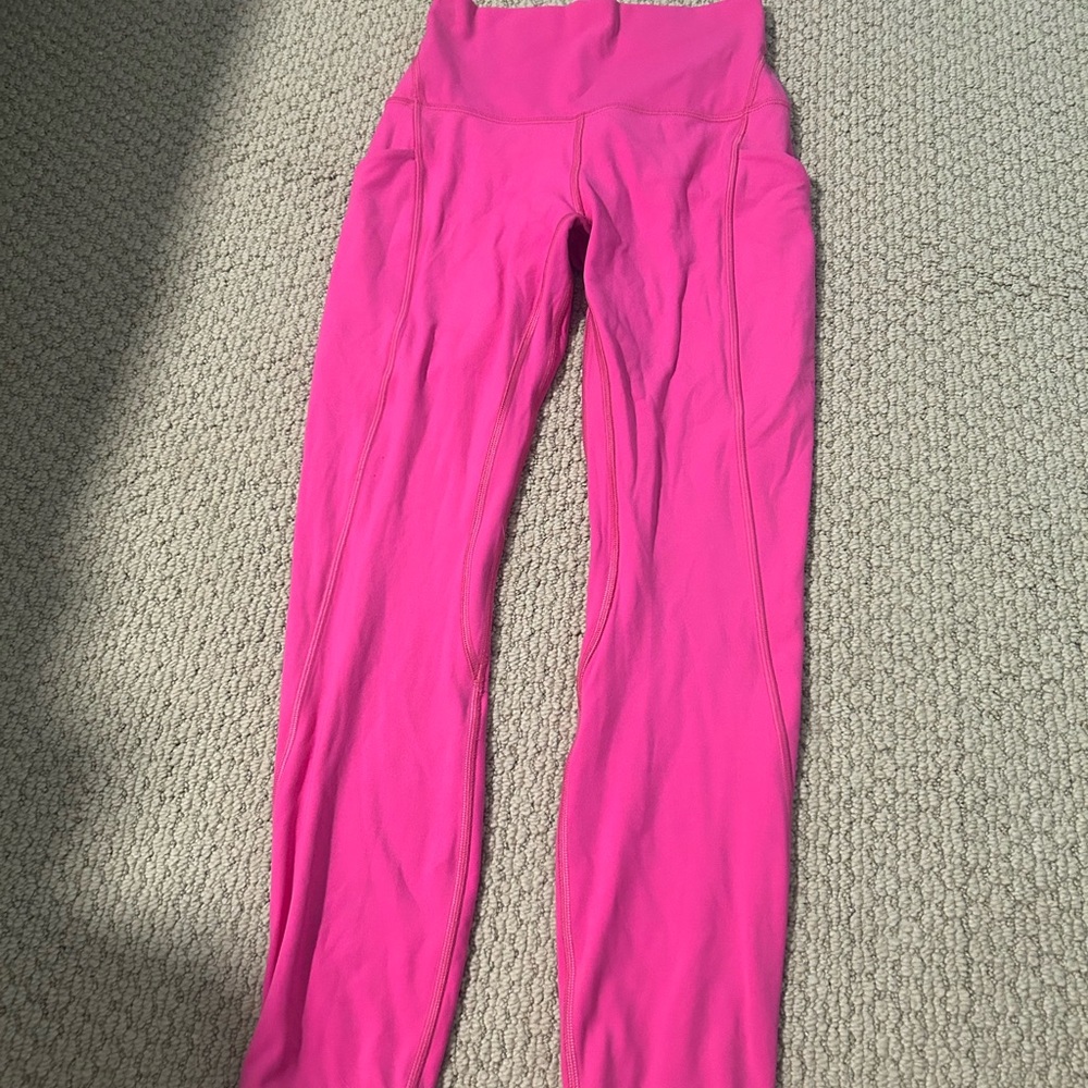 lululemon Bright Pink Leggings